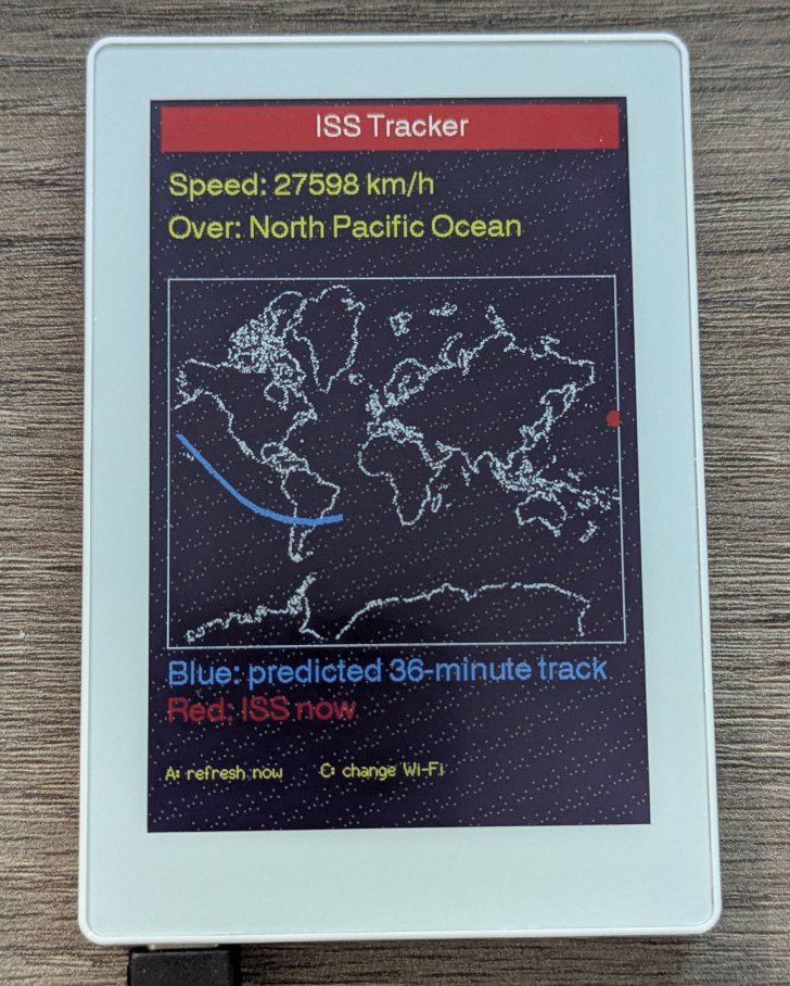 ISS Mercator Tracker