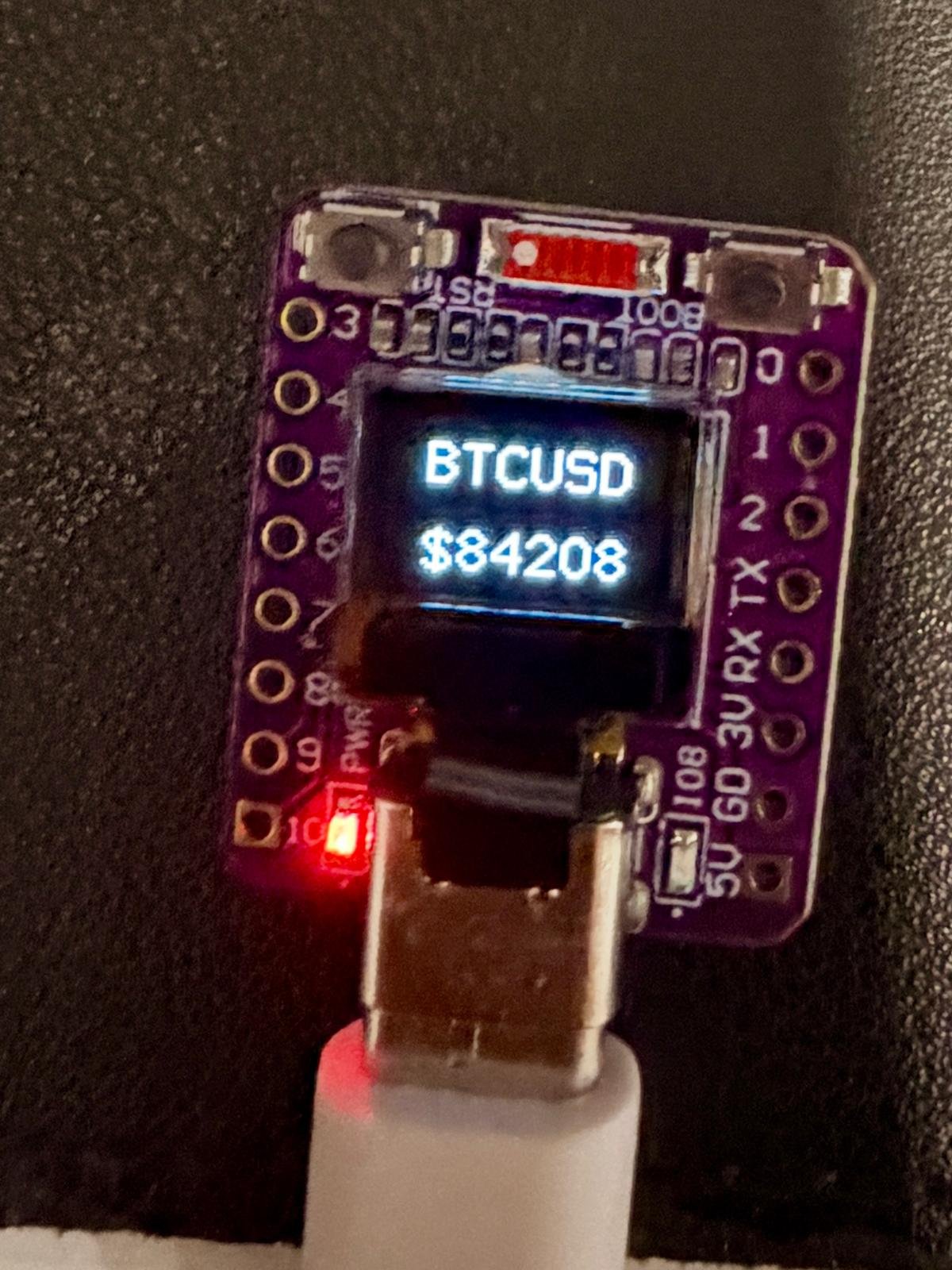 Photo of Bitcoin Price Ticker