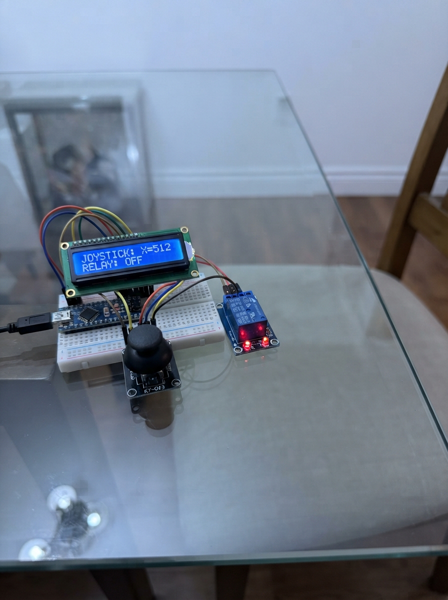 Joystick-Controlled Relay Switches