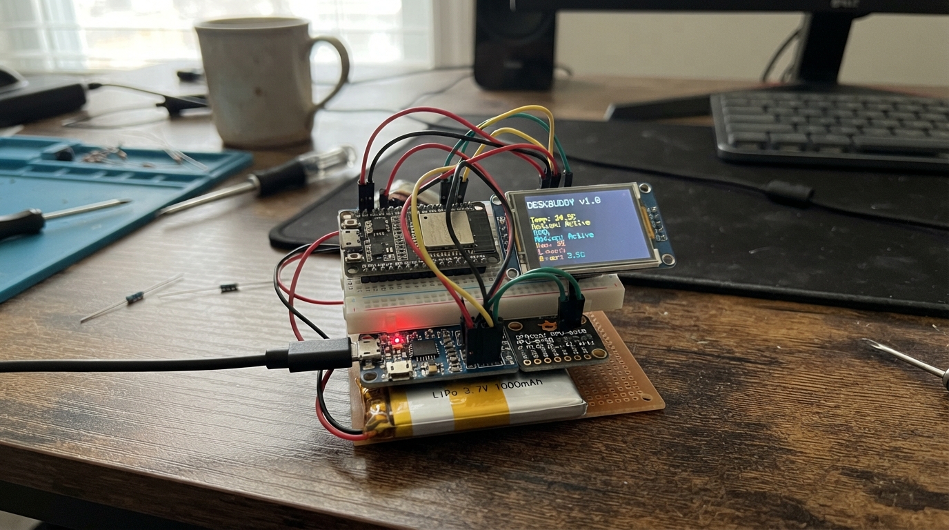 Build A Tiny Esp Deskbuddy Using Waveshare Esp32