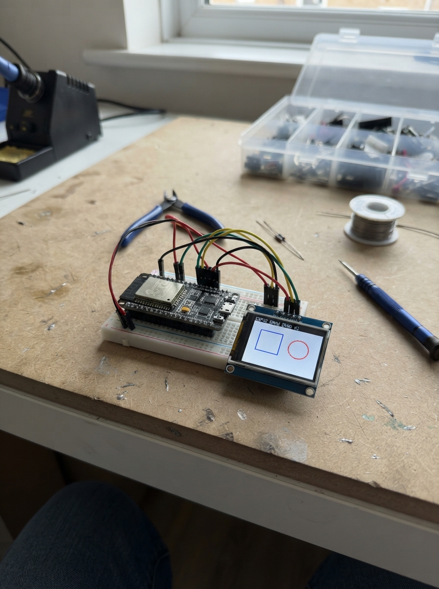 ESP32 Custom Drawing Display